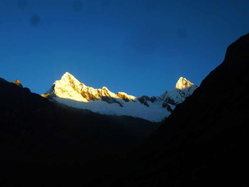 Sunrise in the Cordillera Blanca