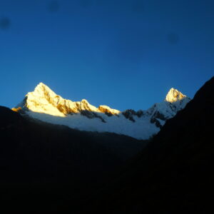 Sunrise in the Cordillera Blanca